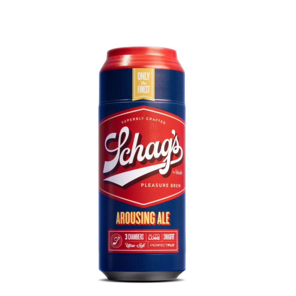 Мастурбатор – банка пива Blush Schag's Arousing Ale Masturbator – Frosted, самозмащуваний, вакуум