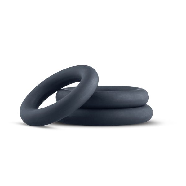 Набір ерекційних кілець Boners 3-Piece Cock Ring Set – 3; 3,3 та 4,4 см