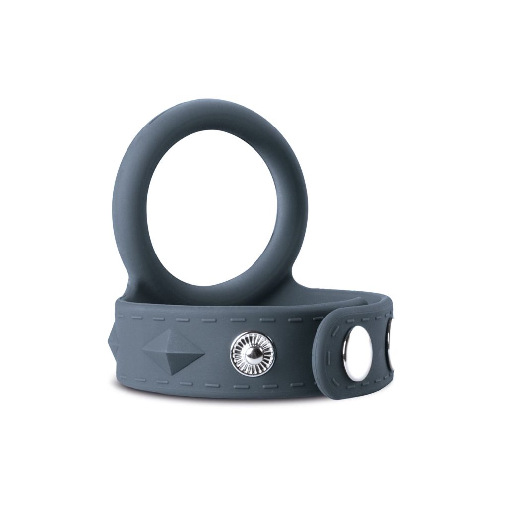 Подвійне ерекційне кільце Boners Cock & Ball Strap регулювання діаметра, 3,5–6 см