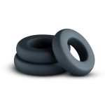 Набор эрекционных колец Boners 3-Piece Hefty Cock Ring Set, диаметр 3,2 см, 3,8 см и 4,5 см