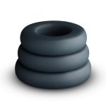 Набір ерекційних кілець Boners 3-Piece Hefty Cock Ring Set, діаметр 3,2 см, 3,8 см та 4,5 см