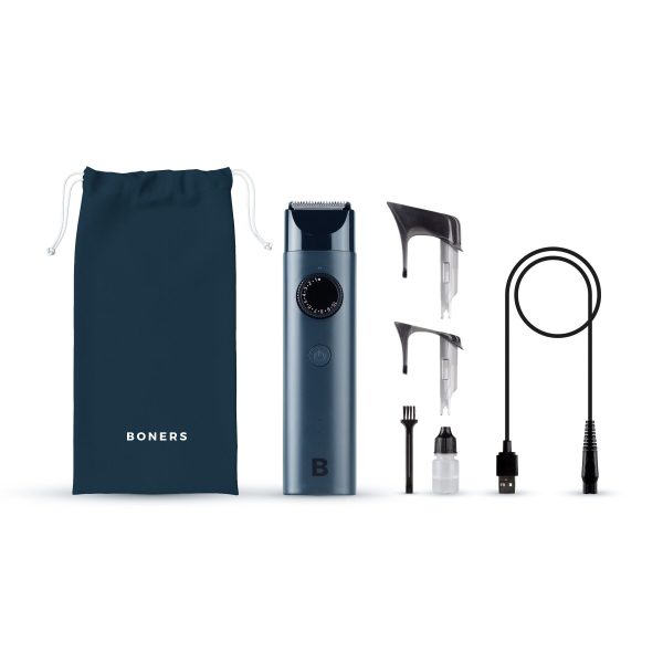 Беспроводной триммер для интимных зон Boners Hair Trimmer Shaver, 10 скоростей, 2 насадки