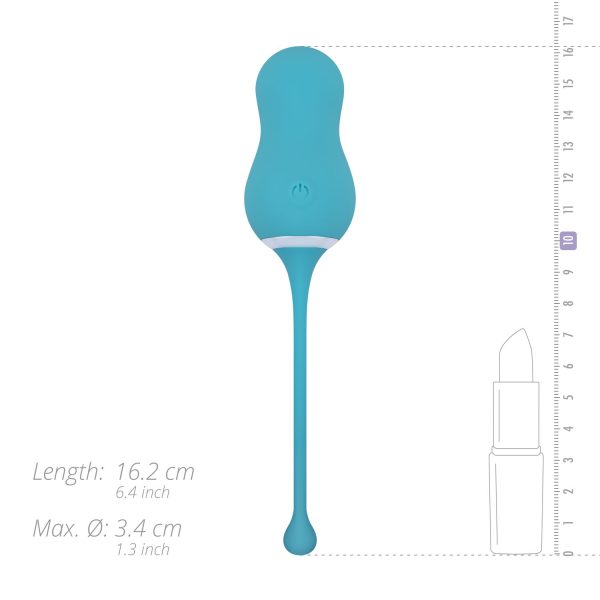 Віброяйце Cala Azul – Elena Vibrating Egg With Remote Control, 10 режимів, пульт ДК