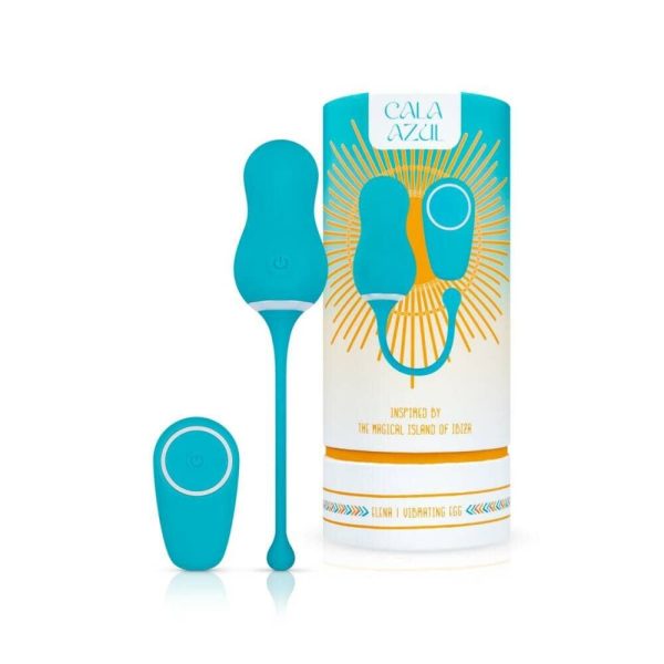 Віброяйце Cala Azul – Elena Vibrating Egg With Remote Control, 10 режимів, пульт ДК
