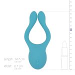 Універсальний вібратор для пар Cala Azul – Dani Couples Toy, 10 режимів