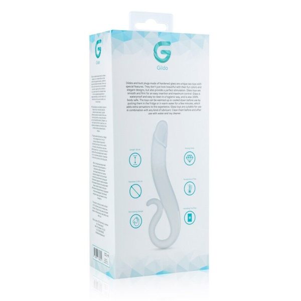 Скляний дилдо Gildo Glass Dildo No. 21, реалістична головка