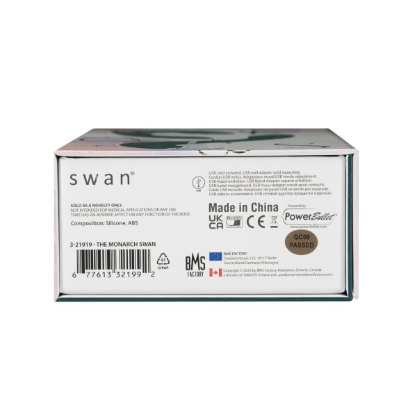 Многофункциональный вибратор с вакуумной стимуляцией Swan The Monarch
