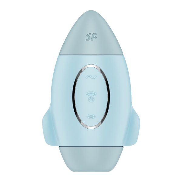 Вакуумний стимулятор з вібрацією Satisfyer Mission Control 2 незалежні мотори