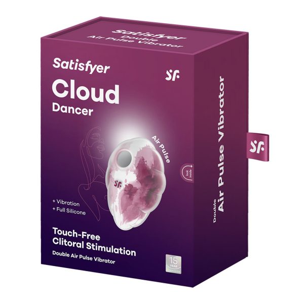 Вакуумний стимулятор з вібрацією Satisfyer Cloud Dancer