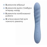 Смарт-вібратор з пульсацією Svakom Ava Neo Cornflower 15 режимів роботи, водонепроникний
