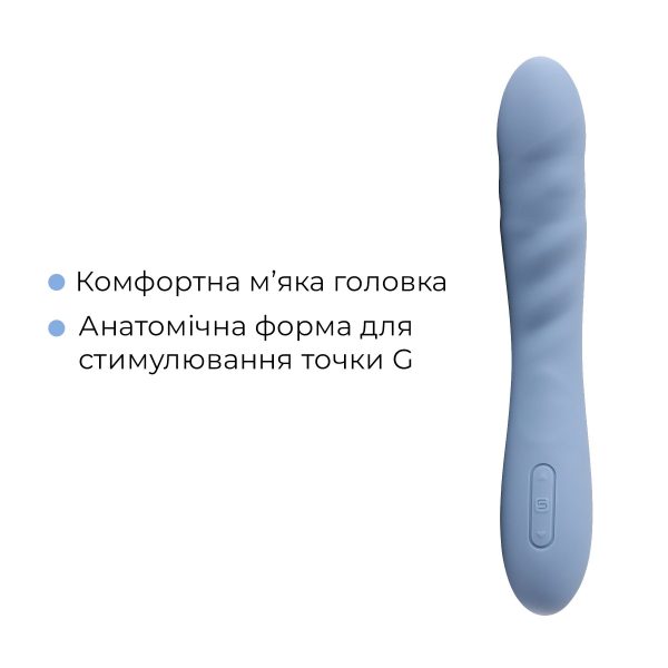 Смарт-вібратор з пульсацією Svakom Ava Neo Cornflower 15 режимів роботи, водонепроникний