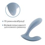 Смарт-вібратор в трусики Svakom Erica Dusty дуже гнучкий, 2 мотори