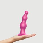 Насадка для страпона Strap-On-Me Dildo Plug Beads Framboise Metallic