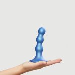 Насадка для страпона Strap-On-Me Dildo Plug Balls Metallic