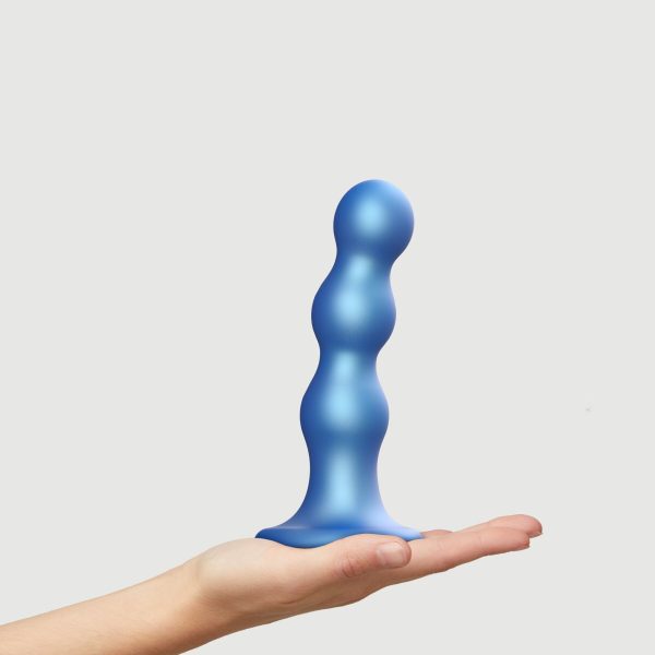 Насадка для страпона Strap-On-Me Dildo Plug Balls Metallic