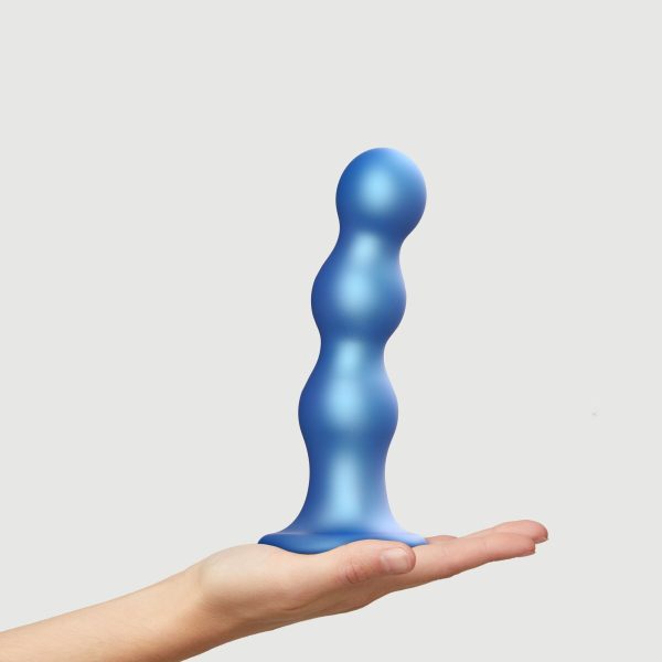 Насадка для страпона Strap-On-Me Dildo Plug Balls Metallic