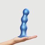 Насадка для страпона Strap-On-Me Dildo Plug Balls Metallic