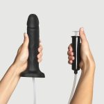 Кончающий фаллоимитатор Strap-On-Me Squirting Cum Dildo Realistic диам. 3,5 см, силикон