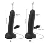 Кончающий фаллоимитатор Strap-On-Me Squirting Cum Dildo Realistic диам. 3,5 см, силикон