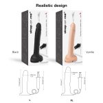 Фалоімітатор, що кінчає Strap-On-Me Squirting Cum Dildo Realistic діам. 3,9 см, силікон