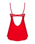 Пеньюар Obsessive Ingridia chemise & thong сорочка, стрінги