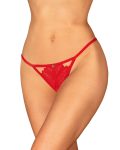 Трусики з доступом Obsessive Ingridia crotchless thong червоні