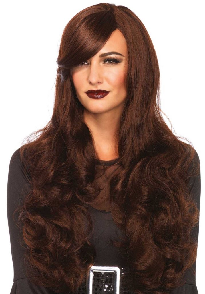 Хвиляста перука з косим чубчиком Leg Avenue Long Wavy Wig 68 см