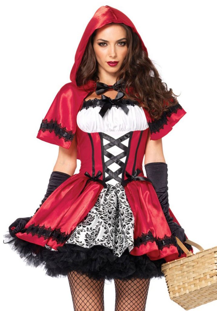 Еротичний костюм Червоної шапочки Leg Avenue Gothic Riding Hood сукня, накидка