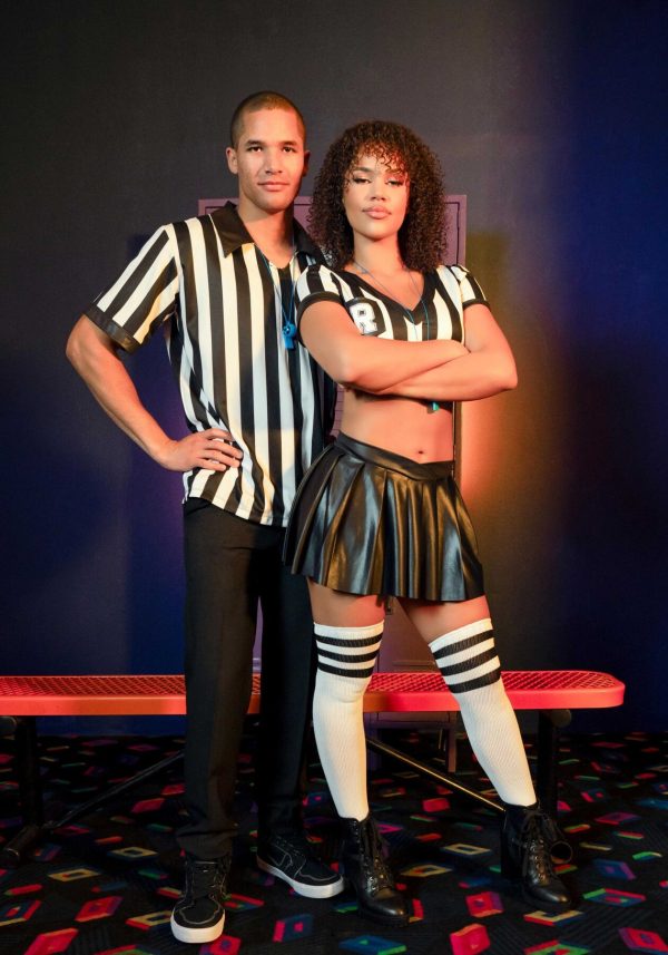 Костюм рефері Leg Avenue Time Out Referee кроп-топ спідниця свисток