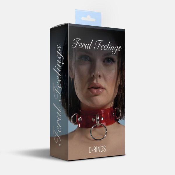 Нашийник для фіксації Feral Feelings - D-Rings Trasparent