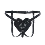 Трусики Сердце для страпона Feral Feelings - Hearts Strap-on Belt