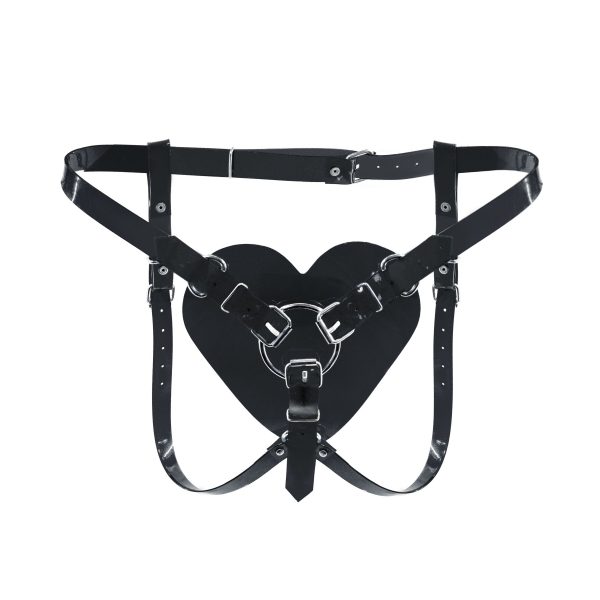 Трусики Сердце для страпона Feral Feelings - Hearts Strap-on Belt