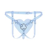 Трусики Сердце для страпона Feral Feelings - Hearts Strap-on Belt Trasparent