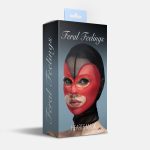 Маска серце сітка з відкритим ротом та очима Feral Feelings - Hearts Mask