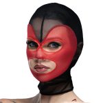 Маска серце сітка з відкритим ротом та очима Feral Feelings - Hearts Mask