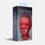 Маска серце сітка з відкритим ротом Feral Feelings - Hearts Mask