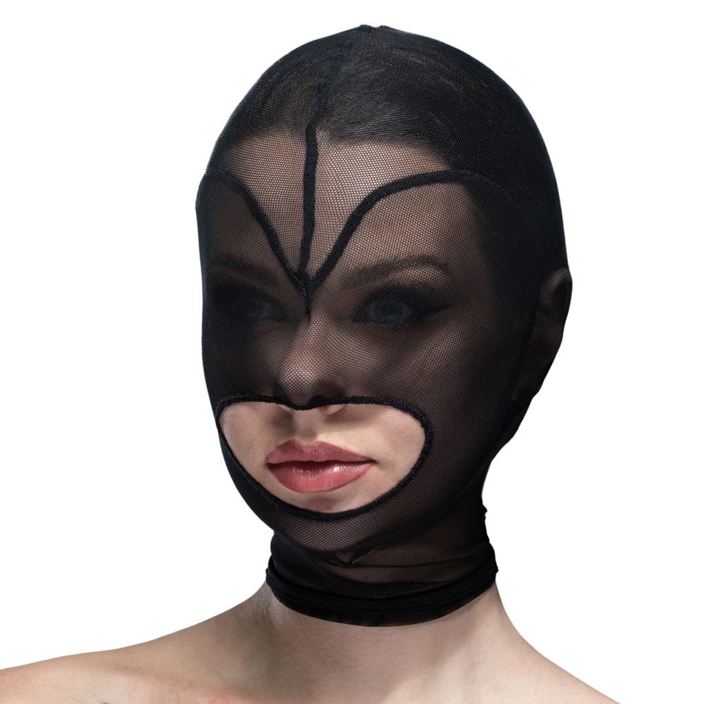 Маска сердце сетка с открытым ртом Feral Feelings - Hearts Mask