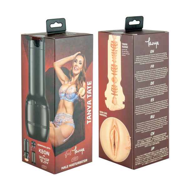 Мастурбатор Kiiroo Feel Tanya Tate PBC, сумісний з PowerBlow і Keon
