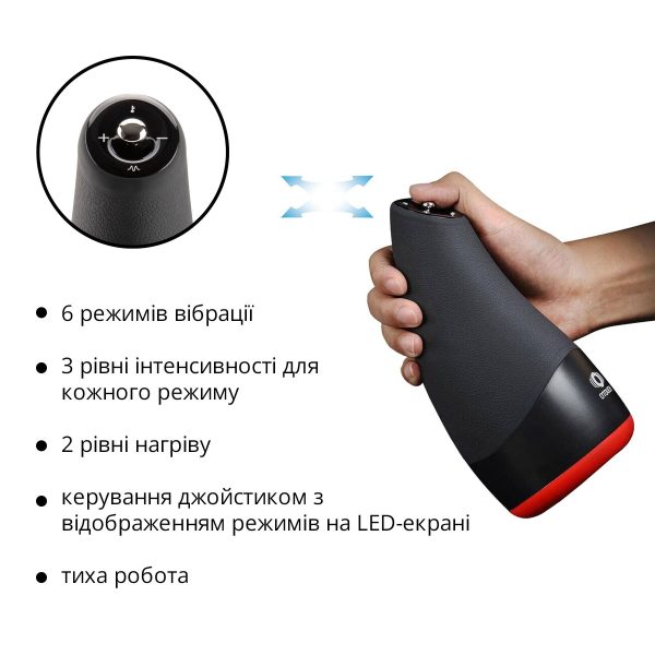 Преміальний мастурбатор Otouch CHIVEN 3, 6 режимів, 3 рівні інтенсивності, підігрів, джойстик