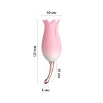 Ультразвуковой вибратор для клитора Otouch Bloom Ultrasonic Clitoris, 2 доп. насадки