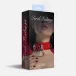 Нашийник для фіксації з натуральної шкіри Feral Feelings - D-Rings