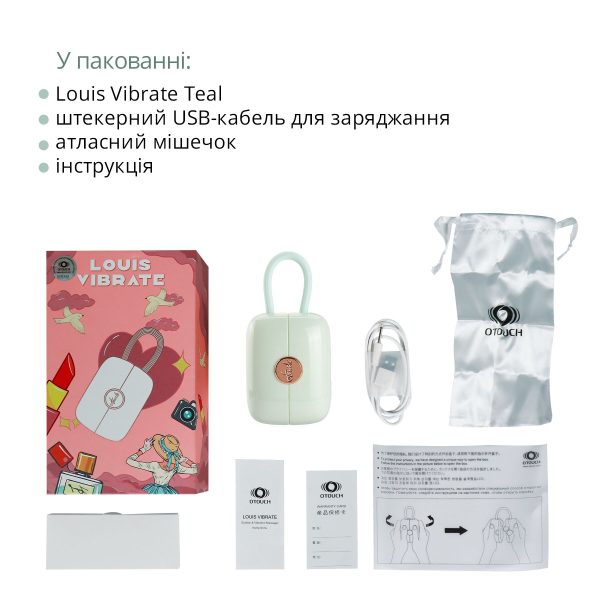Вакуумний кліторальний стимулятор Otouch Louis Vibrate з віброяйцем, у кейсі