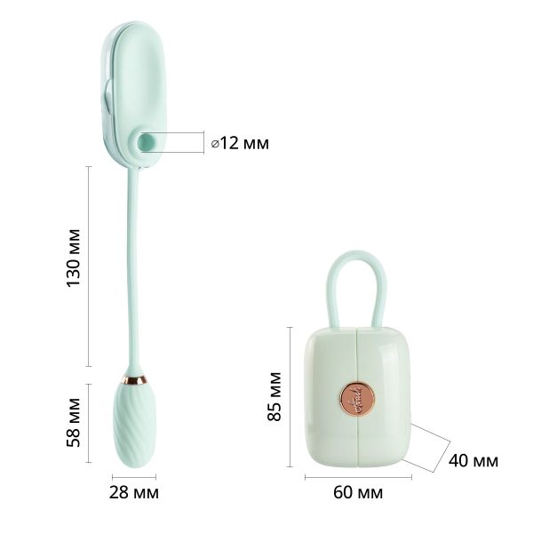 Вакуумний кліторальний стимулятор Otouch Louis Vibrate з віброяйцем, у кейсі