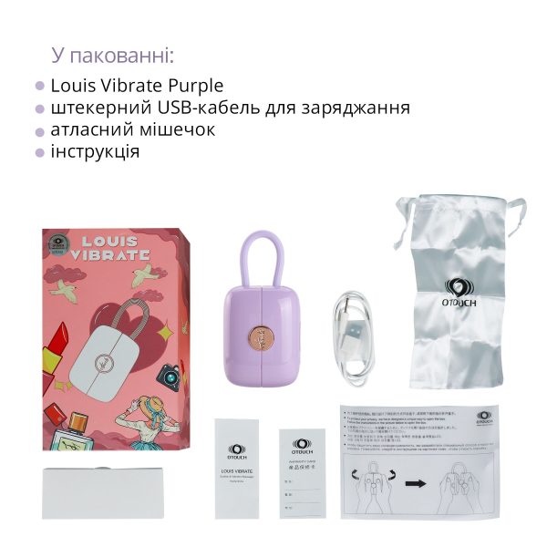 Вакуумний кліторальний стимулятор Otouch Louis Vibrate з віброяйцем, у кейсі