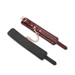 Шкіряні поножі Liebe Seele Wine Ankle Cuffs, знімний ланцюжок-кріплення