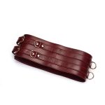 Шкіряний пояс для бондажу Liebe Seele Wine Waist Cuff, Size