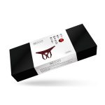 Шкіряні трусики для страпона Liebe Seele Wine Strap on Harness, універсальний розмір