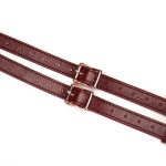 Шкіряні трусики для страпона Liebe Seele Wine Strap on Harness, універсальний розмір