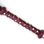 Флогер Liebe Seele Wine Studded Flogger, натуральна шкіра