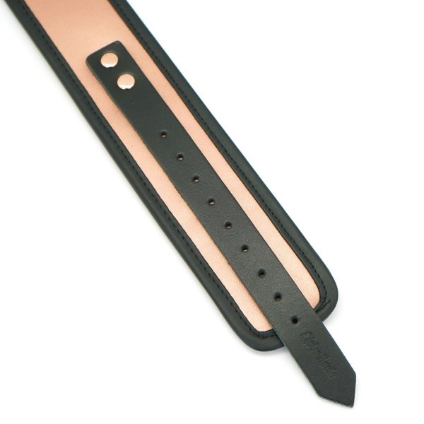Широкий нашийник з повідцем Liebe Seele Memory Collar with Leash, натуральна шкіра